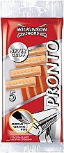 Fragrances, Perfumes, Cosmetics Disposable Razor, 5 pcs - Wilkinson Sword Pronto