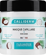 Fragrances, Perfumes, Cosmetics Moisturizing Hair Mask with Coconut Oil - Calliderm Hair Mask with Coconut Oil