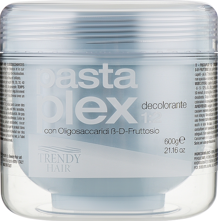 Hair Bleaching Paste with Oligosaccharides & Fructose - Trendy Hair Pastaplex — photo N5