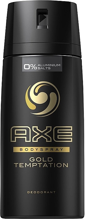 Men Antiperspirant Spray "Gold Temptation" - Axe Deodorant Bodyspray Gold Temptation — photo N2