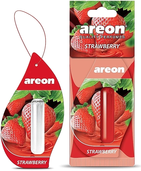 Car Air Freshener - Areon Mon Liquid Strawberry — photo N1