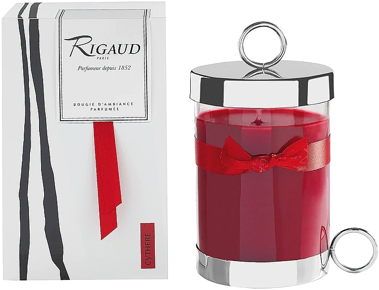 Scented Candle "Cythere Apple" - Rigaud Paris Cythere Red Scented Candle — photo N4