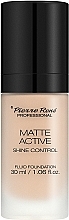 Fragrances, Perfumes, Cosmetics Mattifying Foundation - Pierre Rene Matte Active Shine Control Fluid Foundation