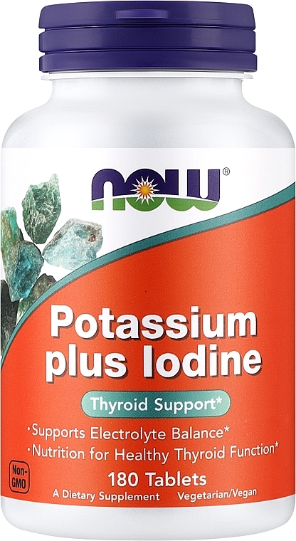 Potassium Plus Iodine - Now Foods Potassium Plus Iodine — photo N1