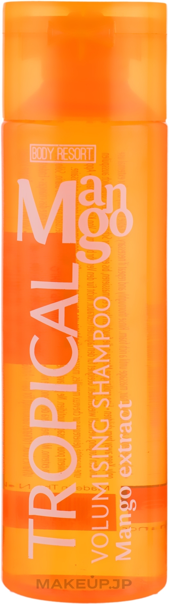 Tropical Mango Shampoo - Body Resort Tropical Mango Volumising Shampoo Mango Extract — photo 250 ml