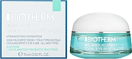 Eye Cream - Biotherm Aquasource Total Eye Revitalizer — photo N5