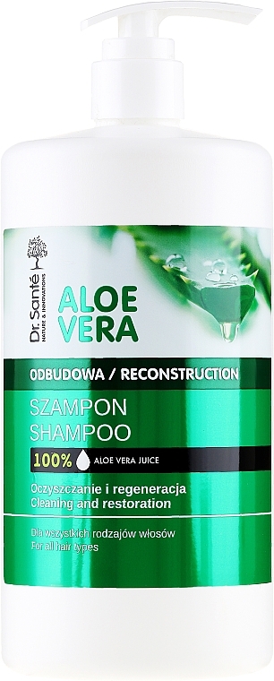 Reconstruction Shampoo - Dr. Sante Aloe Vera — photo N3