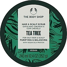 Hair & Scalp Scrub - The Body Shop Tea Tree Purifying & Balancing Hair & Scalp Scrub — photo N1