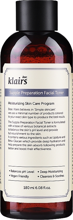Moisturizing Face Tonic - Klairs Supple Preparation Facial Toner — photo N1