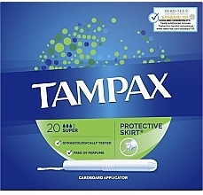 Fragrances, Perfumes, Cosmetics Tampons with Applicator, 20 pcs - Tampax Blue Super