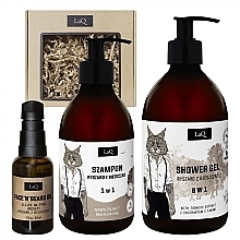 Set - LaQ (sh/gel/500ml + shm/300ml + bearl/oil/30ml) — photo N2