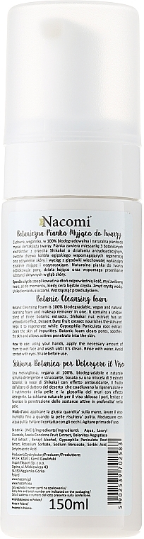 Face Cleansing Foam - Nacomi Botanic Cleansing Foam — photo N12