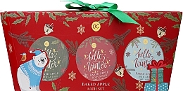 Fragrances, Perfumes, Cosmetics Bath Set - Accentra Hello Winter Baked Apple Bath Set (b/lot/30ml + b/scrub/30ml + b/salt/50g)