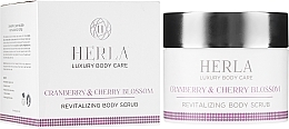 Fragrances, Perfumes, Cosmetics Body Scrub - Herla Luxury Body Care Cranberry & Cherry Blossom Revitalizing Body Scrub