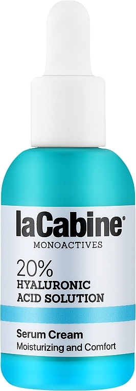 Face Cream Serum - La Cabine Monoactives 20% Hyaluronic Serum Cream — photo N2