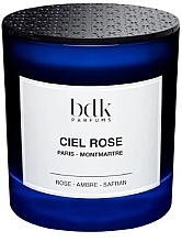 Fragrances, Perfumes, Cosmetics Scented Candle in Glass - BDK Parfums Ciel Rose Scented Candle