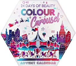 Fragrances, Perfumes, Cosmetics Advent Calendar - Q-KI 24 Days Of Beauty Colour Carousel