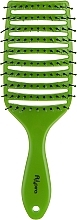 Fragrances, Perfumes, Cosmetics Wide Vented Hair Brush C0262-3, green - Rapira