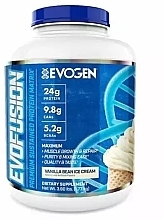 Vanilla Ice Cream Drinking Protein - Evogen Evofusion Protein Blend Vanilla Bean Ice Cream Shake — photo N1