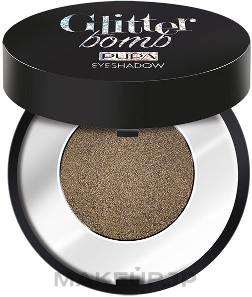 Extreme Glitter Eyeshadow - Pupa Glitter Bomb Eyeshadow — photo 002 - Fancy Brown