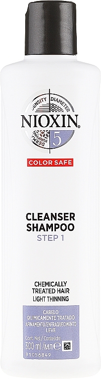 Cleansing Shampoo - Nioxin Thinning Hair System 5 Cleanser Shampoo — photo N3