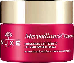 Fragrances, Perfumes, Cosmetics Nourishing Face Cream - Nuxe Merveillance Expert Firmness-Lift Rich Cream