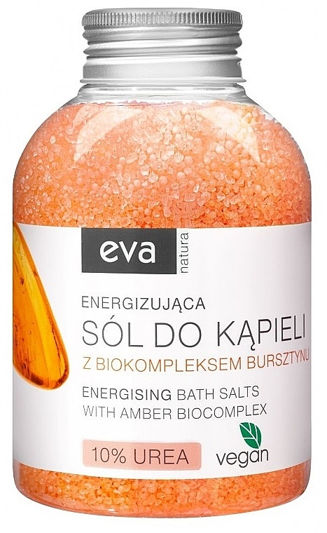 Amber Biocomplex Bath Salt with Urea 10% - Eva Natura Bath Salt 10% Urea — photo N1