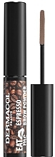 Fragrances, Perfumes, Cosmetics Brow Powder - Dermacol Eat Me Espresso Eyebrow Powder