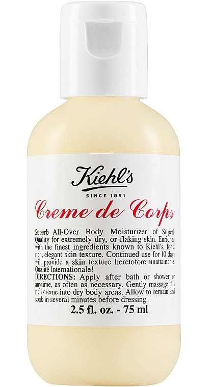 Nourishing Body Cream - Kiehl's Creme de Corps A Rich Hydrating Body Moisturizer — photo N1