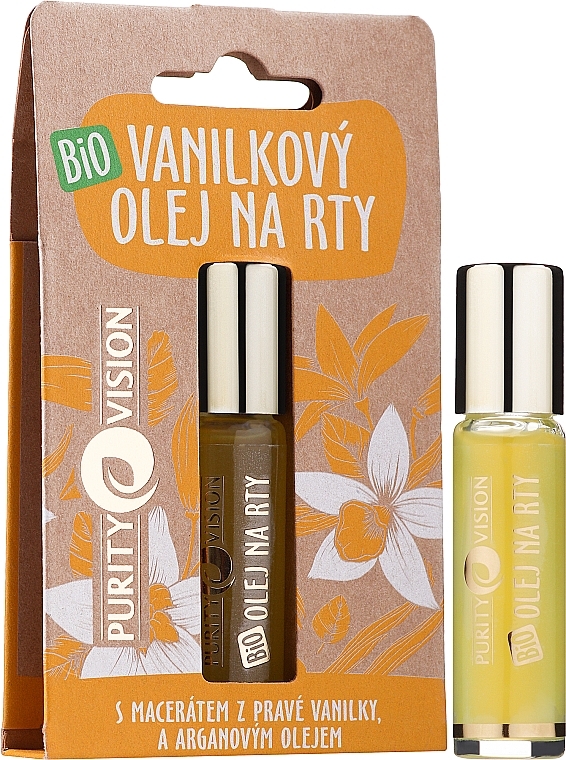 Vanilla Lip Oil - Purity Vision Bio Vanilla Lip Oil — photo N7