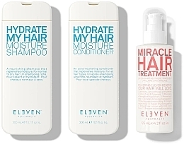 Set - Eleven Australia Hydrate Holiday Trio (shm/300ml + cond/300ml + h/spray/125ml + bag) — photo N2