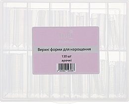 Fragrances, Perfumes, Cosmetics Upper Nail Forms, arched, 120 pcs. - Tufi Profi Premium