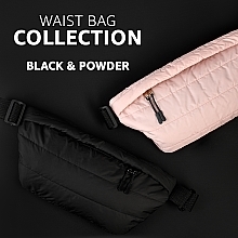 Puffer Belt Bag 'Casual', black - MAKEUP Crossbody Bag Black — photo N3