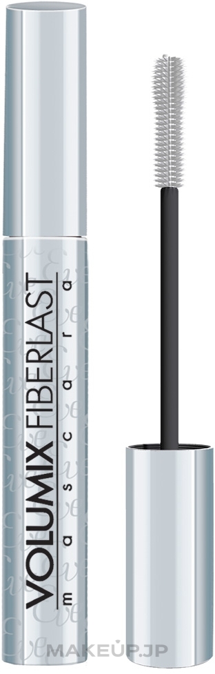 Ultra Lengthening Lash Mascara - Eveline Cosmetics Volumix Fiberlast Curl Up Mascara — photo Black