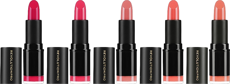 5 Lipstick Set - Revolution Pro 5 Lipstick Collection Pinks — photo N3