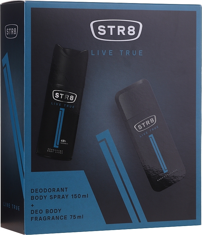 STR8 Live True - Set (deo/75ml + deo/150ml) — photo N1