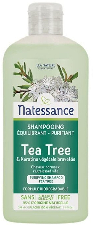 Tea Tree Hair Shampoo - Natessance Tea Tree Purifying Shampoo — photo N1