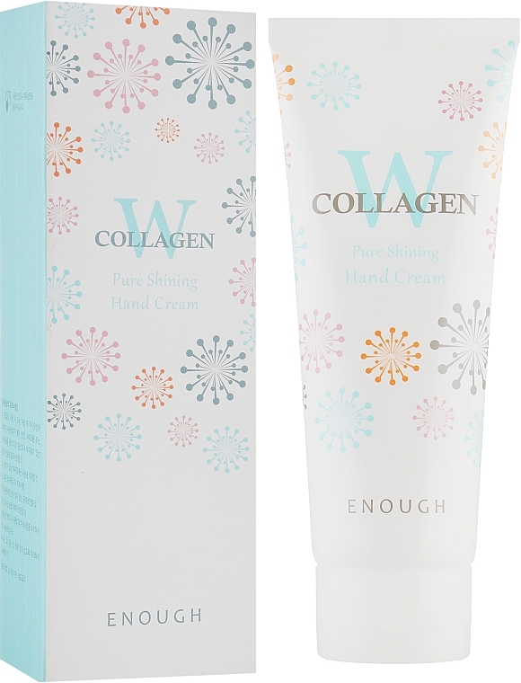 Collagen Hand Cream - Enough W Collagen Pure Shining Hand Cream — photo N1