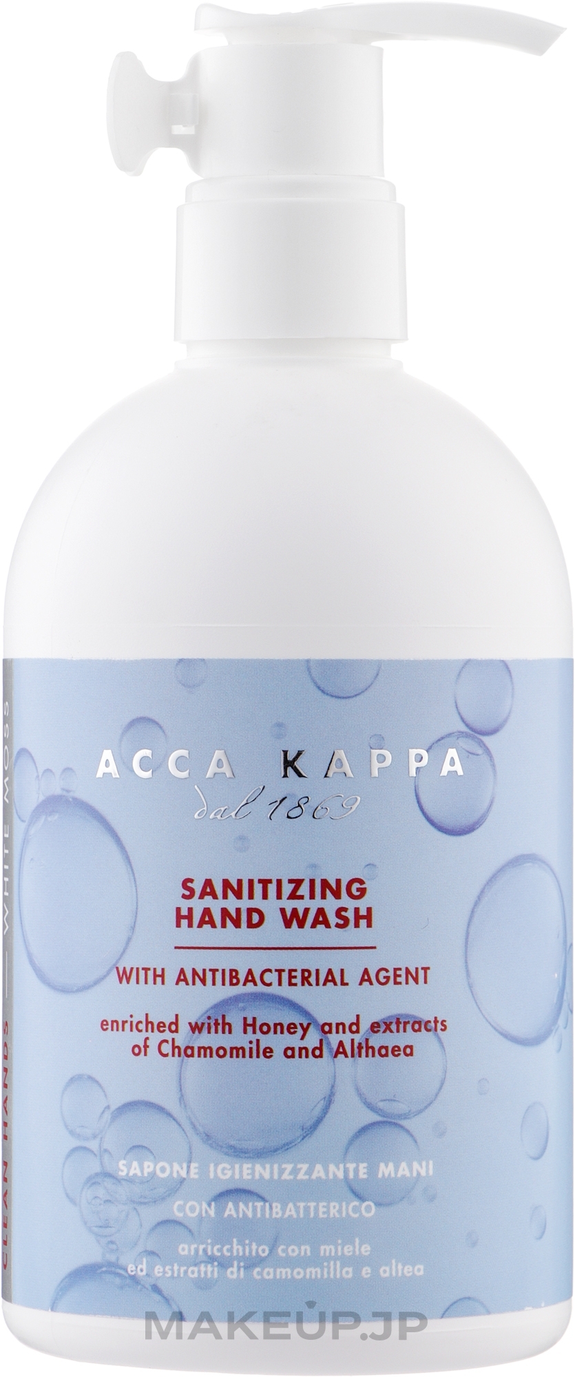 Sanitising Hand Wash - Acca Kappa White Moss Sanitising Hand Wash — photo 300 ml
