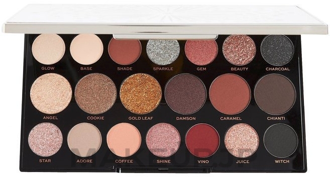 Eyeshadow Palette - Makeup Revolution Precious Glamour Megastar Shadow Palette — photo Crystal