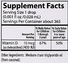 Vitamin D3 - Carlson Labs Kid's Super Daily D3 — photo N4