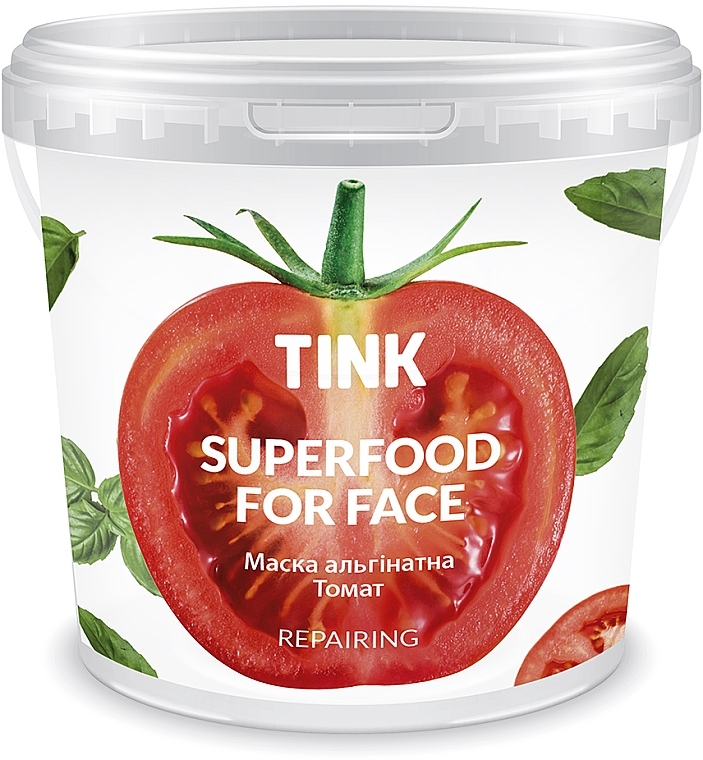 Repairing Alginate Mask 'Tomato & Peptides' - Tink SuperFood For Face Alginate Mask — photo N1