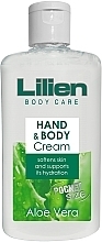 Aloe Vera Hand & Body Cream - Lilien Hand And Body Cream Travel Pack — photo N1