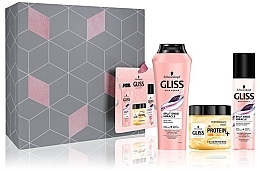 Fragrances, Perfumes, Cosmetics Set - Gliss Kur Split Ends Miracle (mask/400ml + shm/250ml + cond/200ml)