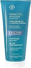 Cleansing Gel for Oily & Acne-Prone Skin - Ducray Keracnyl Foaming Gel — photo N1