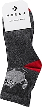 Women Socks csl200-113, grey with cat - Moraj — photo N3