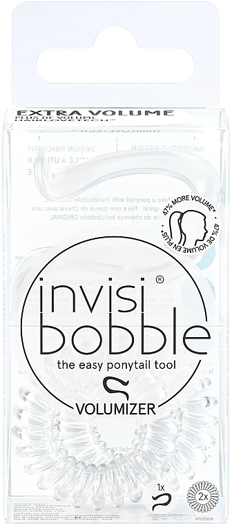 Hair Volumizer Clip - Invisibobble Volumizer Crystal Clear — photo N1