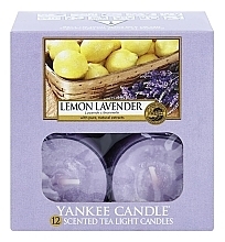 Tea Light Candles - Yankee Candle Scented Tea Light Candles Lemon Lavender — photo N2