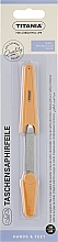 Fragrances, Perfumes, Cosmetics Nail File, beige - Titania Nail File