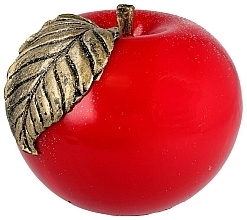 Fragrances, Perfumes, Cosmetics Decorative Candle, ball, red, 10cm - Artman Apple Candle